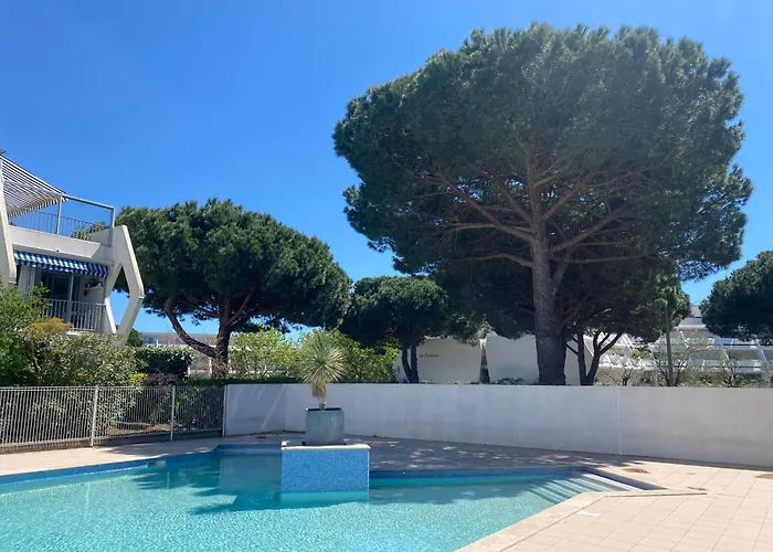 LE SOUEHLA APPART - REZ de JARDIN Parking PISCINE Proche plage - Résid les Sables D\'or - CoHôteConciergerie La Grande Motte