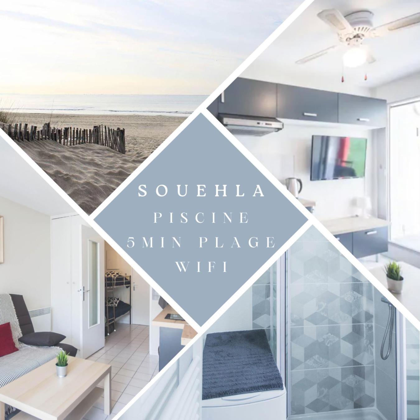 Le Souehla Appart - Rez De Jardin Parking Piscine Wi-fi Proche Plage - Resid Les Sables D'or - Top Pros Servicesconciergerie Motte Apartment La Grande-Motte